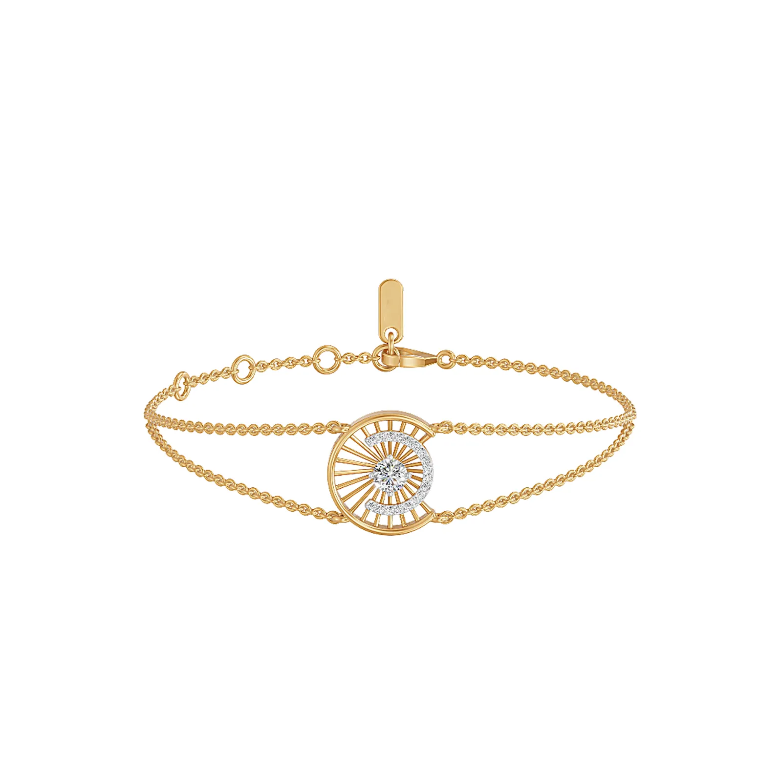 Odette Hex Bracelet — front view