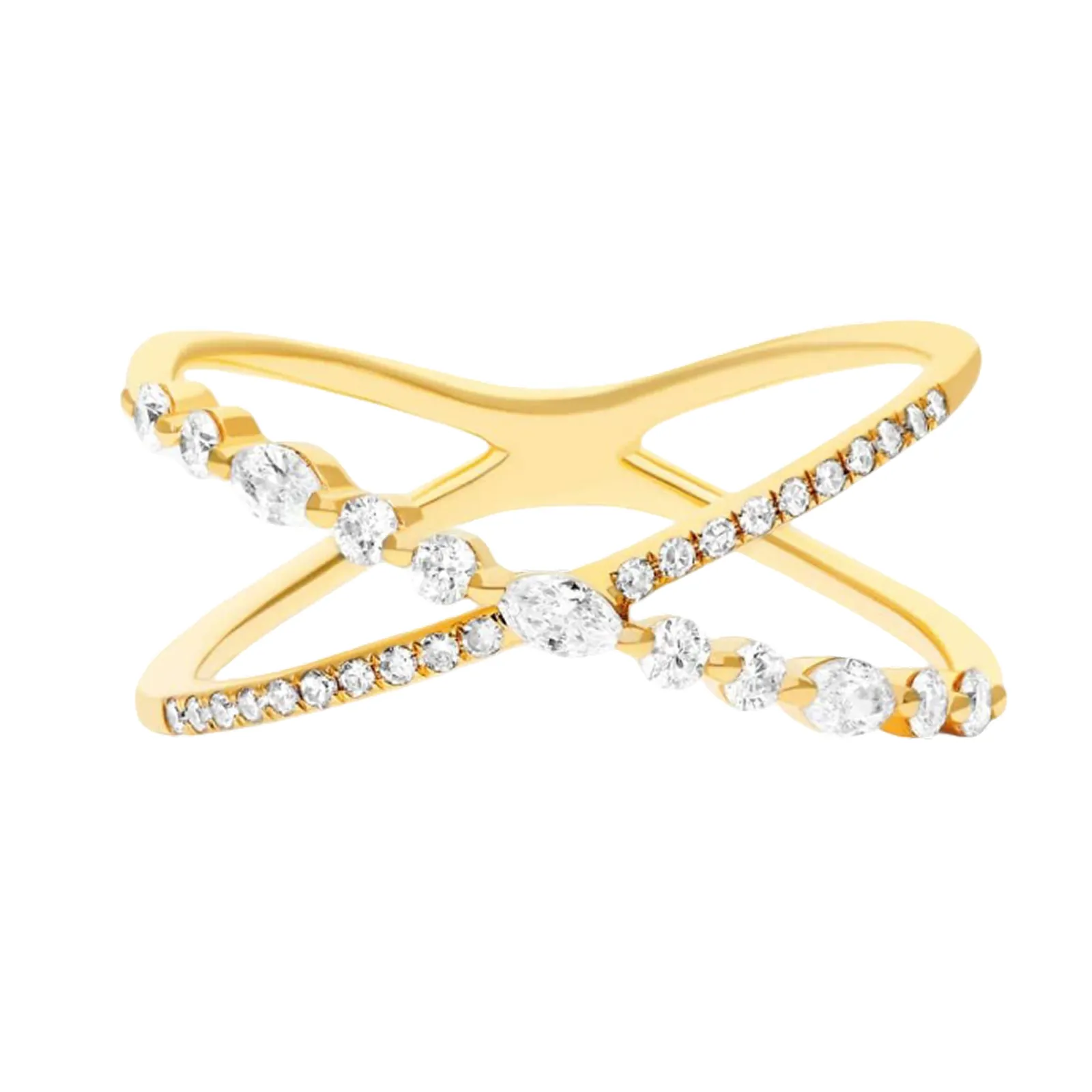 Céleste Crossover Ring — close-up detail